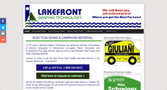 Desktop Screenshot of lakefrontgraphix.com